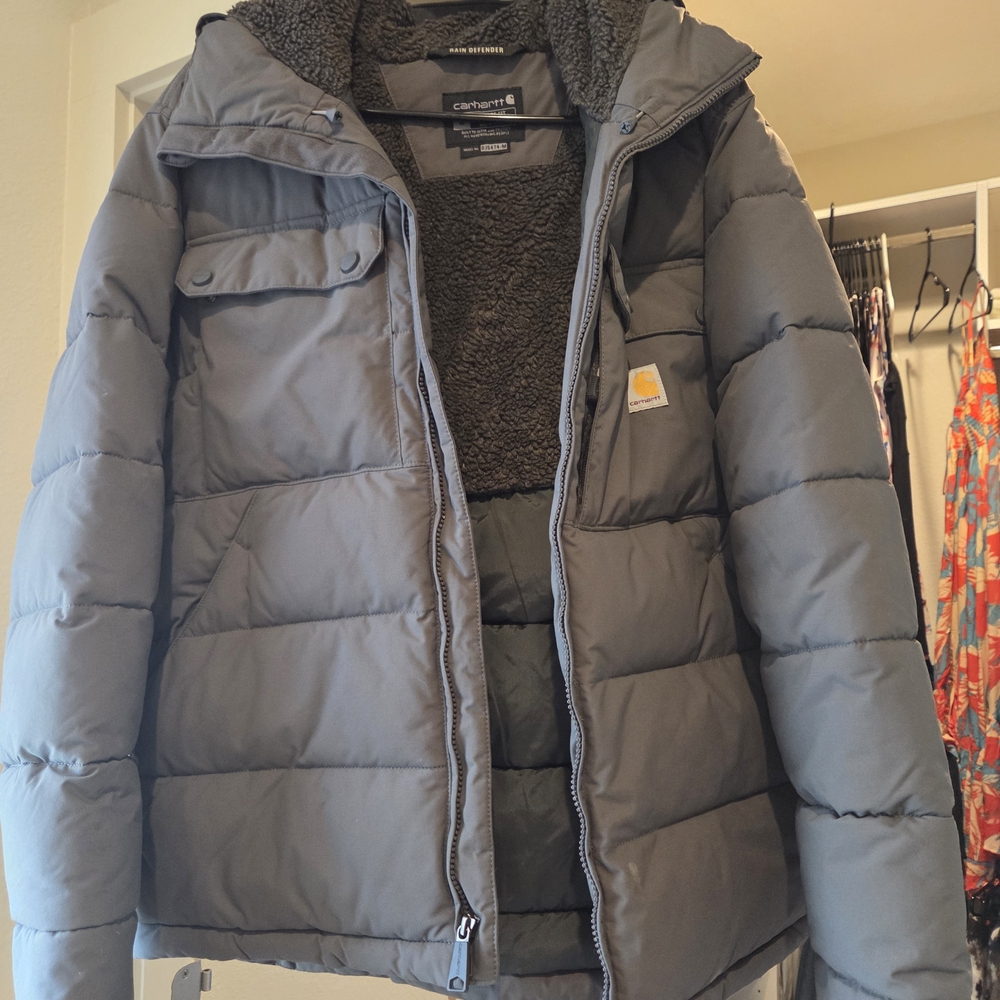 Carhartt Gray Puffer Jacket